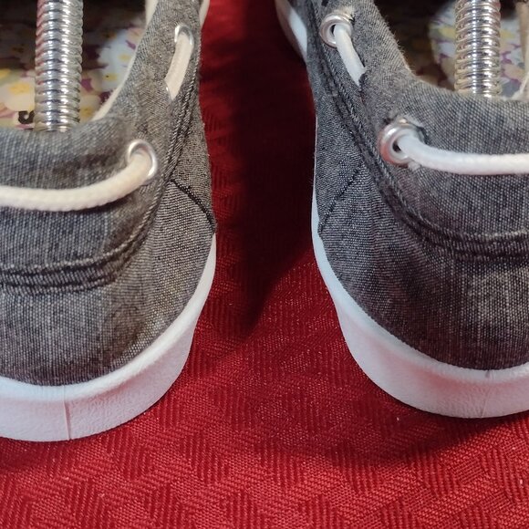Women’s Canvas Casual Black and White Shoes – Size 7 - Picture 4 of 14